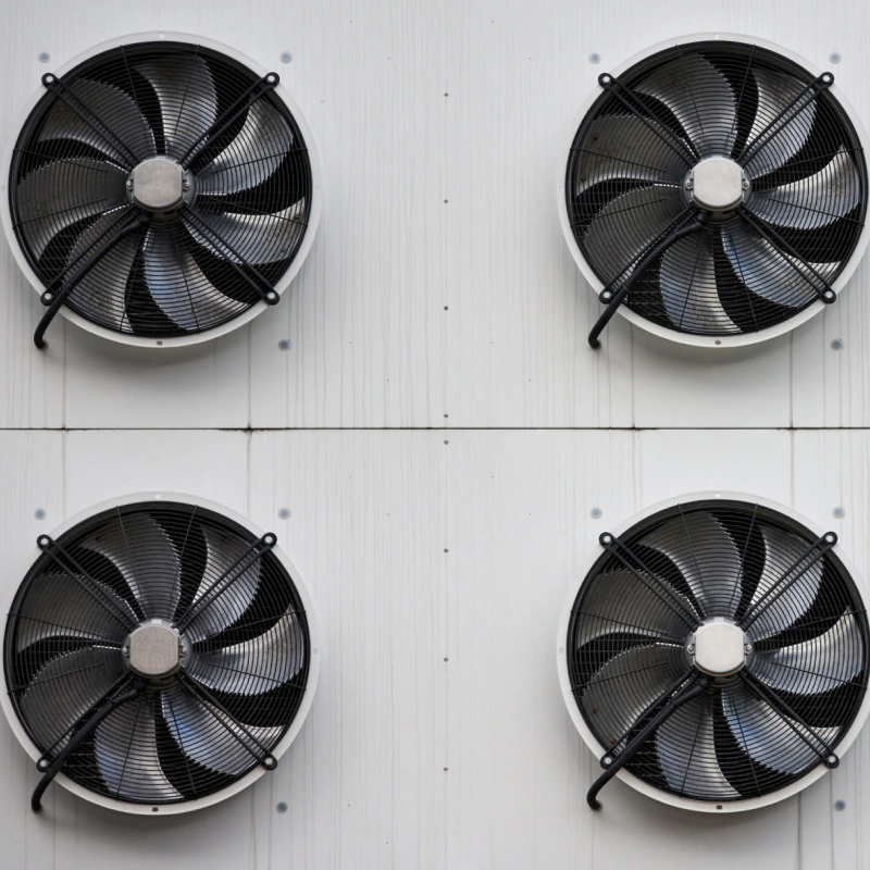 Four exhaust fans